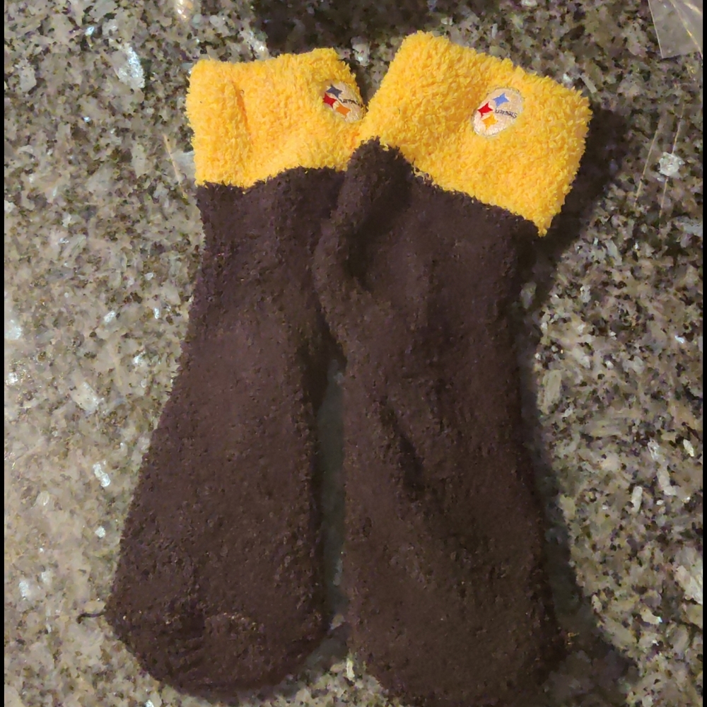 Steelers cozy socks
